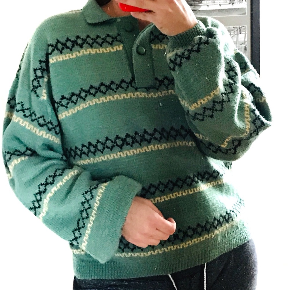 Balloon Sleeve Dad/Grandpa Sweater